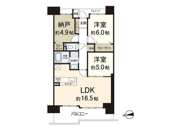 ダイアパレス新石切フォレストタウン 間取図(平面図)