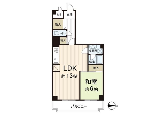 マンハイムグラン石切 間取図(平面図)