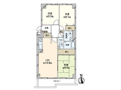 フォルム石切さくら坂 間取図(平面図)