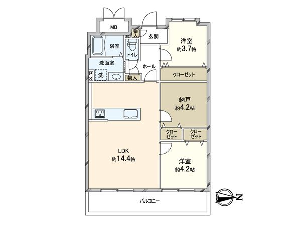 正起瓢箪山ハイツ 間取図(平面図) 正起瓢箪山ハイツ 間取図(平面図)