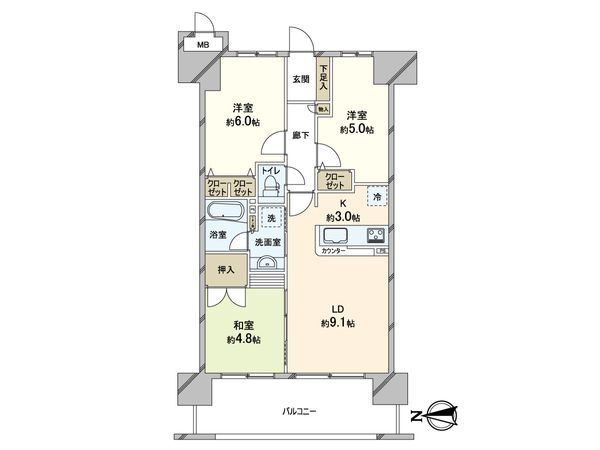 ヴォックスシティ 間取図(平面図) ヴォックスシティ 間取図(平面図)