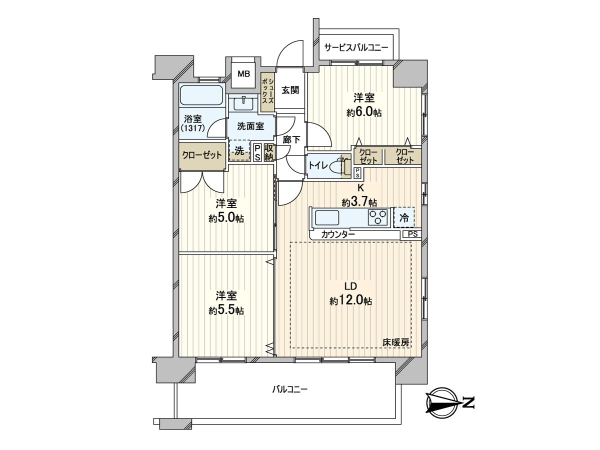 間取図(平面図)