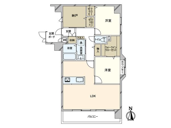 エスペラント光町 間取図(平面図) エスペラント光町 間取図(平面図)
