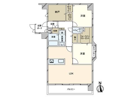 エスペラント光町 間取図(平面図)