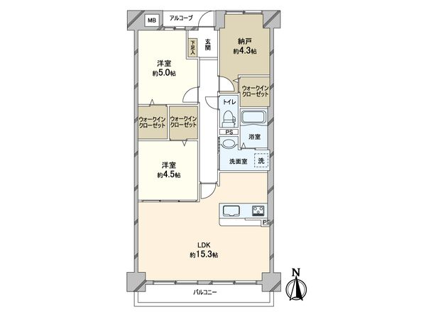 リエラ八尾本町 間取図(平面図)