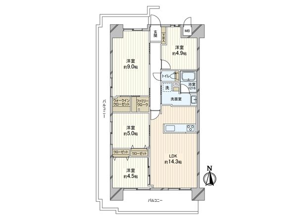 朝日プラザキャストラン東大阪 間取図(平面図) 朝日プラザキャストラン東大阪 間取図(平面図)
