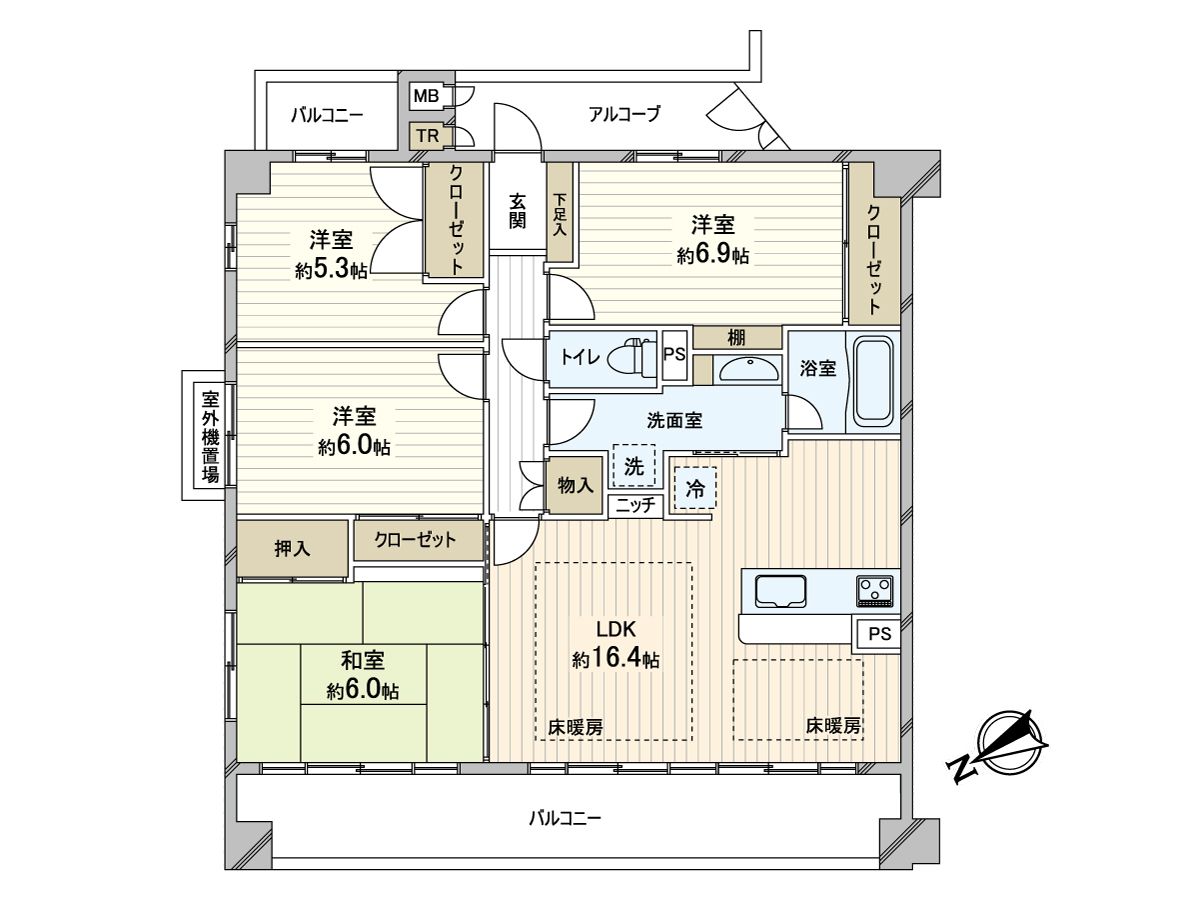 間取図(平面図)