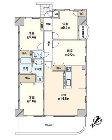 ディオフェルティ石切 間取図(平面図) ディオフェルティ石切 間取図(平面図)