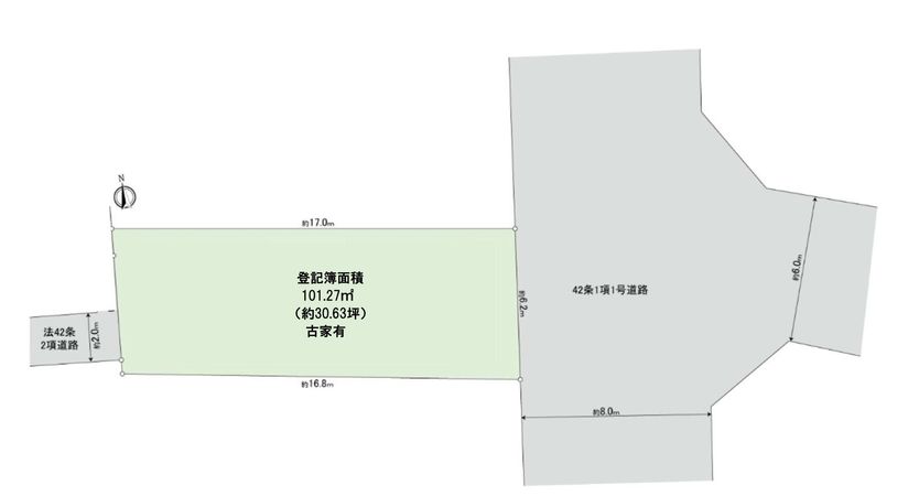 大阪市阿倍野区美章園1丁目 区画図 大阪市阿倍野区美章園1丁目 区画図