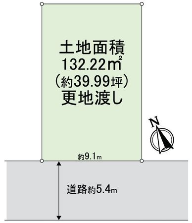 大阪市阿倍野区北畠1丁目 区画図 大阪市阿倍野区北畠1丁目 区画図