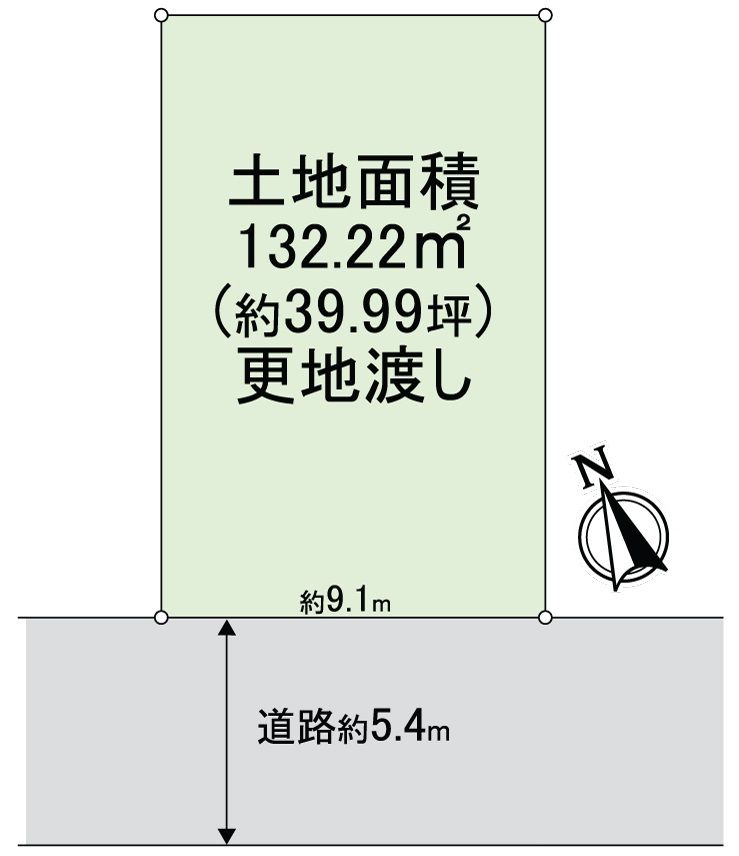 大阪市阿倍野区北畠1丁目 区画図 区画図