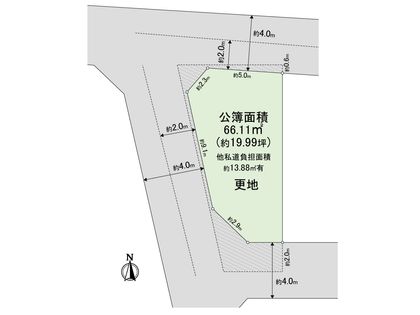 大阪市平野区喜連1丁目 区画図