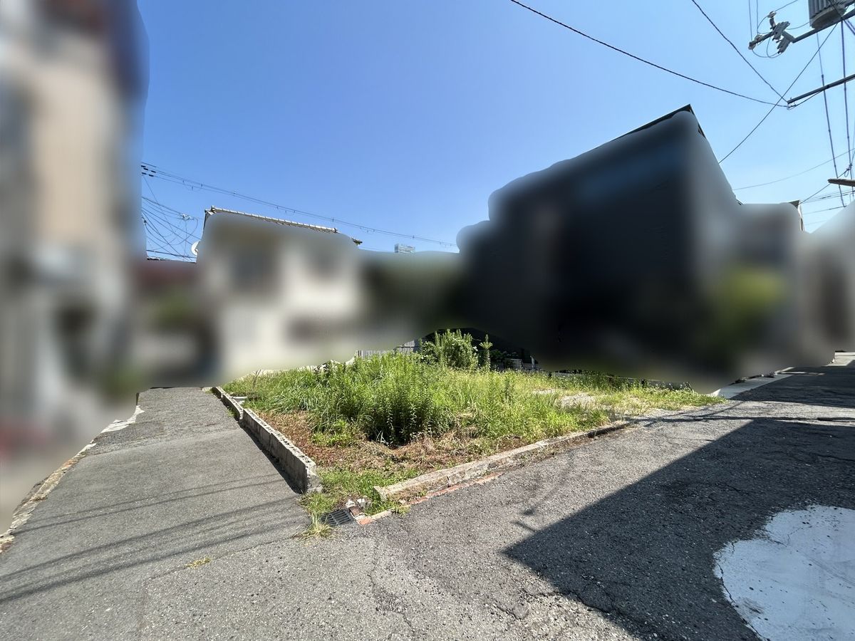 大阪市西成区天下茶屋東二丁目 更地 前面道路含む外観 前面道路含む外観