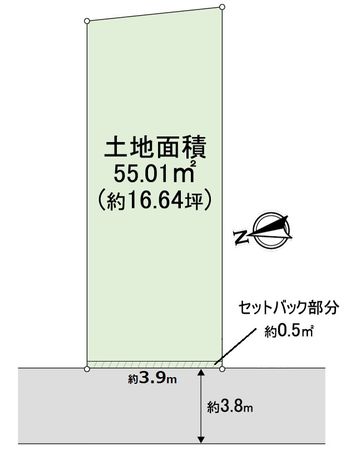 住吉区万代6丁目 区画図 住吉区万代6丁目 区画図