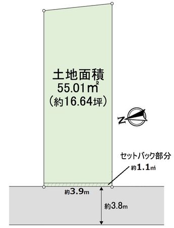 住吉区万代6丁目 区画図