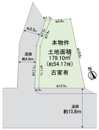 平野区加美鞍作3丁目 土地 区画図 平野区加美鞍作3丁目 土地 区画図