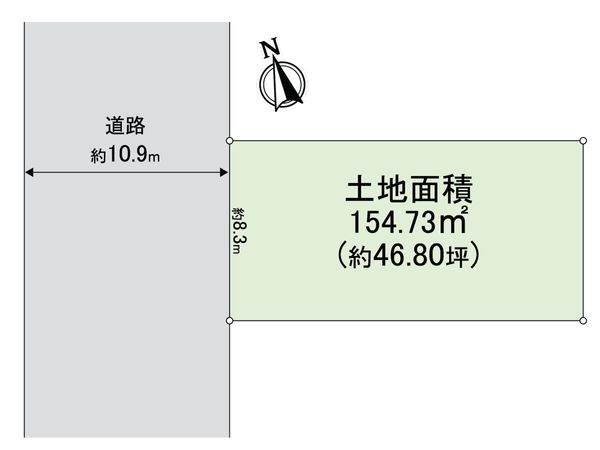 大阪市阿倍野区阪南町1丁目 区画図 大阪市阿倍野区阪南町1丁目 区画図