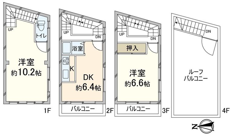 池田市栄本町 中古戸建 間取図(平面図) 池田市栄本町 中古戸建 間取図(平面図)