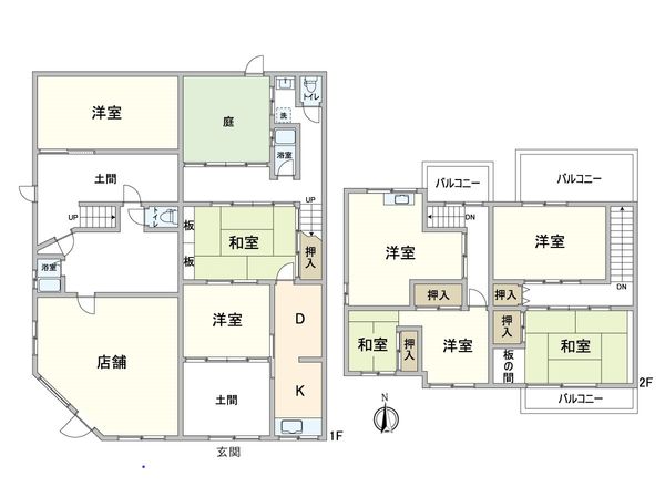 大阪市東住吉区西今川2丁目 間取図(平面図) 間取図(平面図)