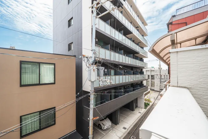 バルコニーより南東側眺望