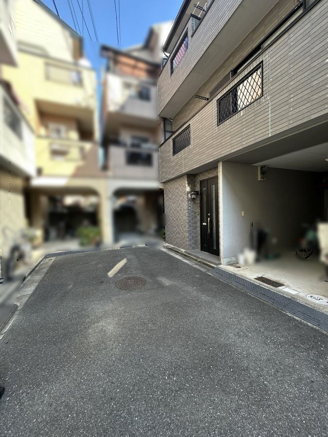 大阪市住吉区万代6丁目 前面道路含む外観 前面道路含む外観
