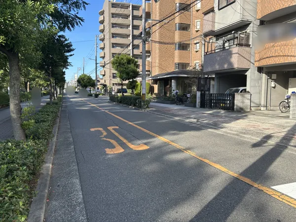 前面道路幅員約15.0ｍ