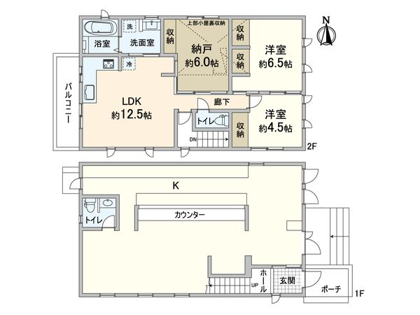 東住吉区中野3丁目 店舗付き住宅 間取図(平面図) 東住吉区中野3丁目 店舗付き住宅 間取図(平面図)