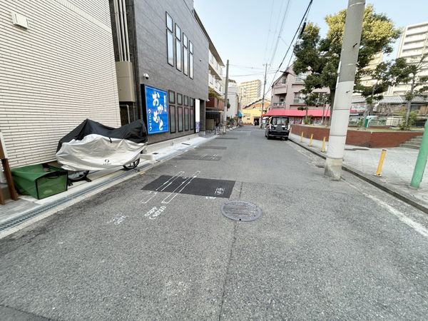 大阪市阿倍野区天王寺町北3丁目 前面道路含む外観