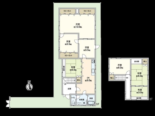 蔵前町三丁 戸建 間取図(平面図)