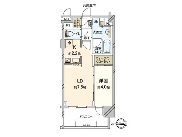 リビオレゾン天王寺真田山 間取図(平面図)
