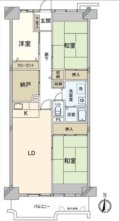 あべのベルタ 北棟 間取図(平面図)