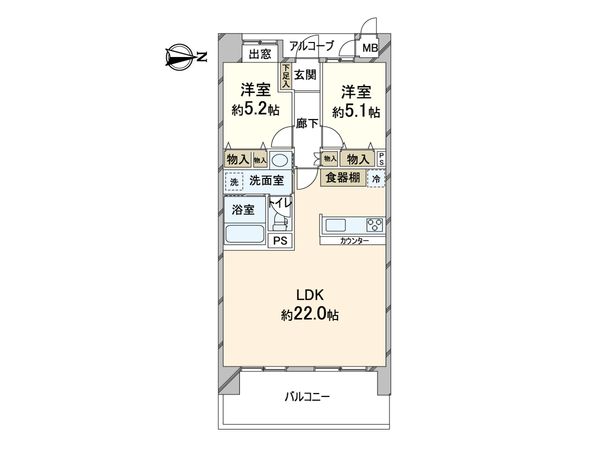 間取図(平面図)