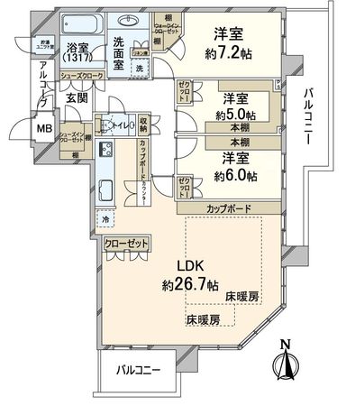 間取図(平面図)