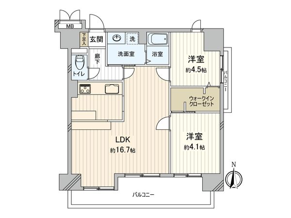 ノバ長居公園Ⅱ番館 間取図(平面図) ノバ長居公園Ⅱ番館 間取図(平面図)