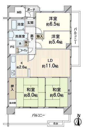 あべのポンテ 間取図(平面図) あべのポンテ 間取図(平面図)