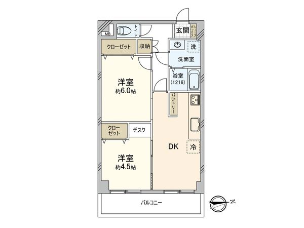 アベノ松崎町ハイツ 間取図(平面図) 間取図(平面図)