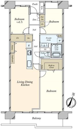 あべのマルシェ 間取図(平面図)
