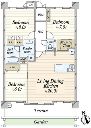 エスリード帝塚山 間取図(平面図) 間取図(平面図)