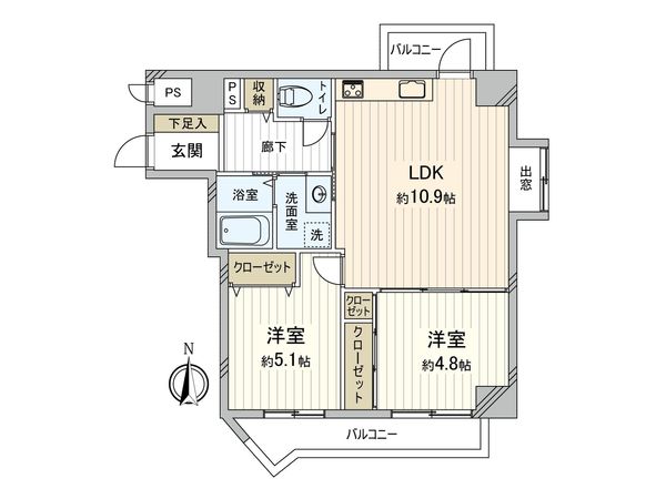 グランドメゾン山坂町 間取図(平面図) 間取図(平面図)