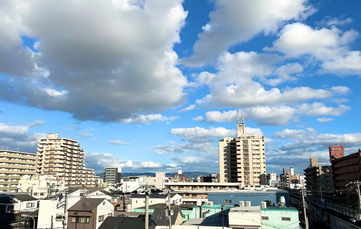 天王寺グランドハイツ 眺望