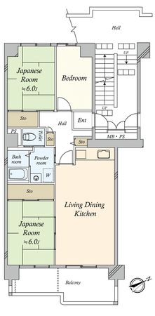 あべのC1コーポ 間取図(平面図) 間取図(平面図)