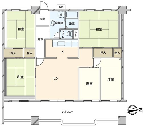 あべのベルタ 東棟 間取図(平面図)