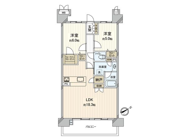 リバーガーデン岸里玉出 間取図(平面図) リバーガーデン岸里玉出 間取図(平面図)