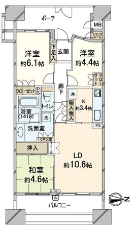 サンクタス阿倍野ザプレミア 間取図(平面図) サンクタス阿倍野ザプレミア 間取図(平面図)