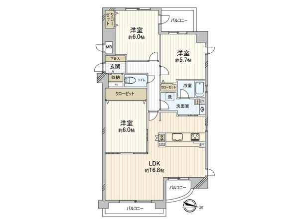 東急ドエルアルス阿倍野丸山通 間取図(平面図) 東急ドエルアルス阿倍野丸山通 間取図(平面図)