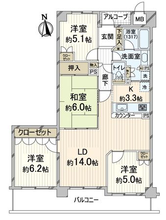間取図(平面図)