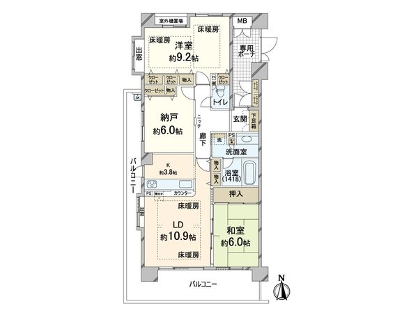間取図(平面図)