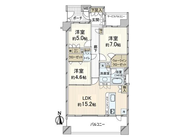アールヴェール平野駅前 間取図(平面図) アールヴェール平野駅前 間取図(平面図)