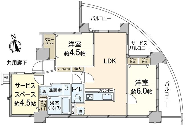 セレッソコート阿倍野 間取図(平面図) セレッソコート阿倍野 間取図(平面図)