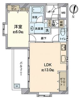 プレファシオ阿倍野美章園 間取図(平面図)